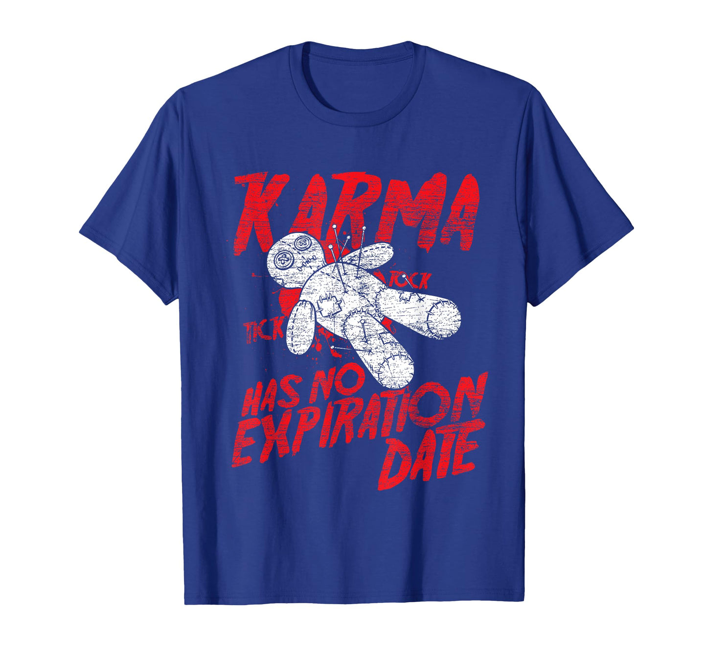 Voodoo Doll Costume Gift Scary Karma Halloween T-Shirt