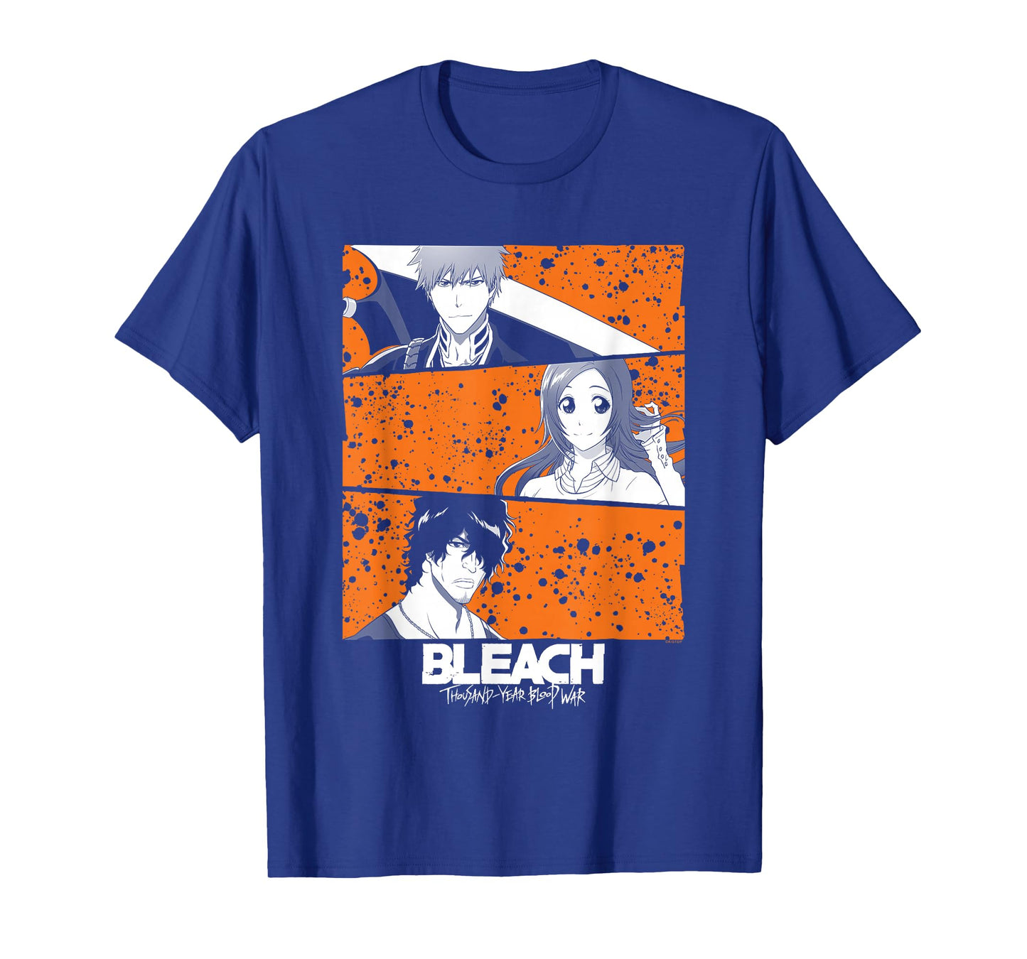 Bleach: Thousand Year Blood War Three Panel Characters Anime T-Shirt