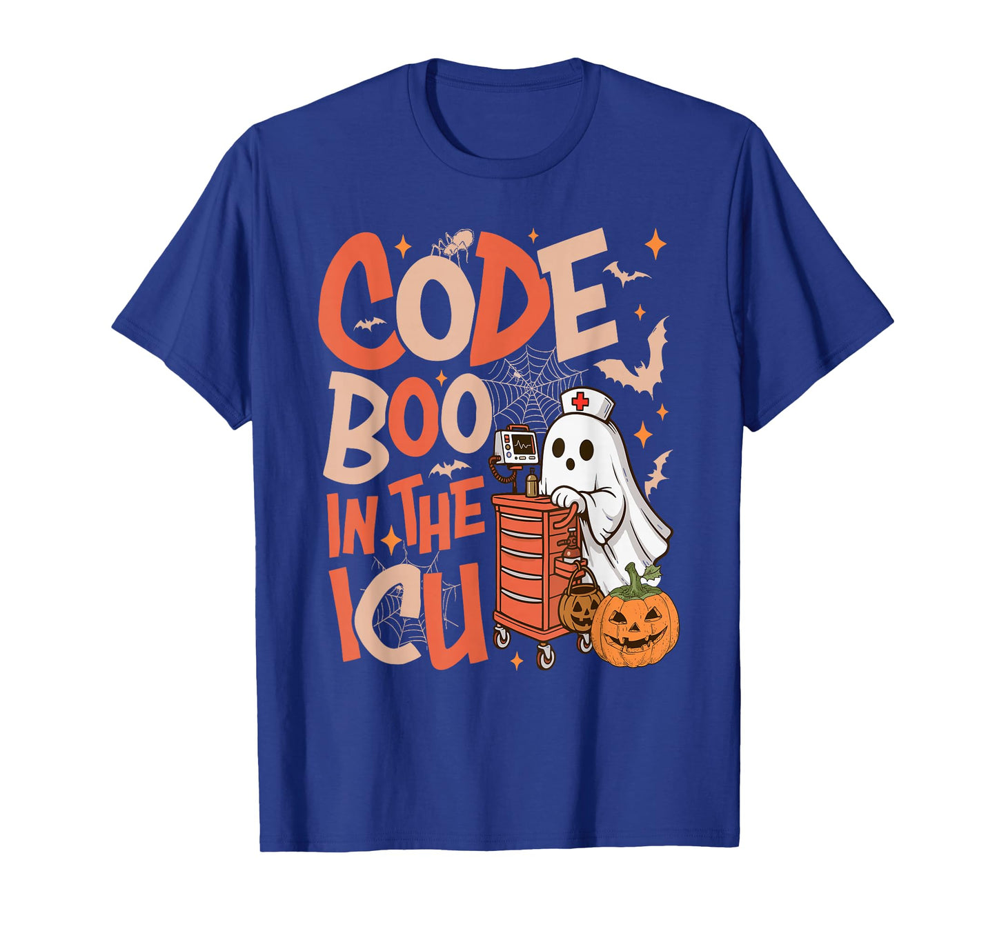 Ghost Code Boo in The ICU Nursing Nurse Halloween Costume T-Shirt