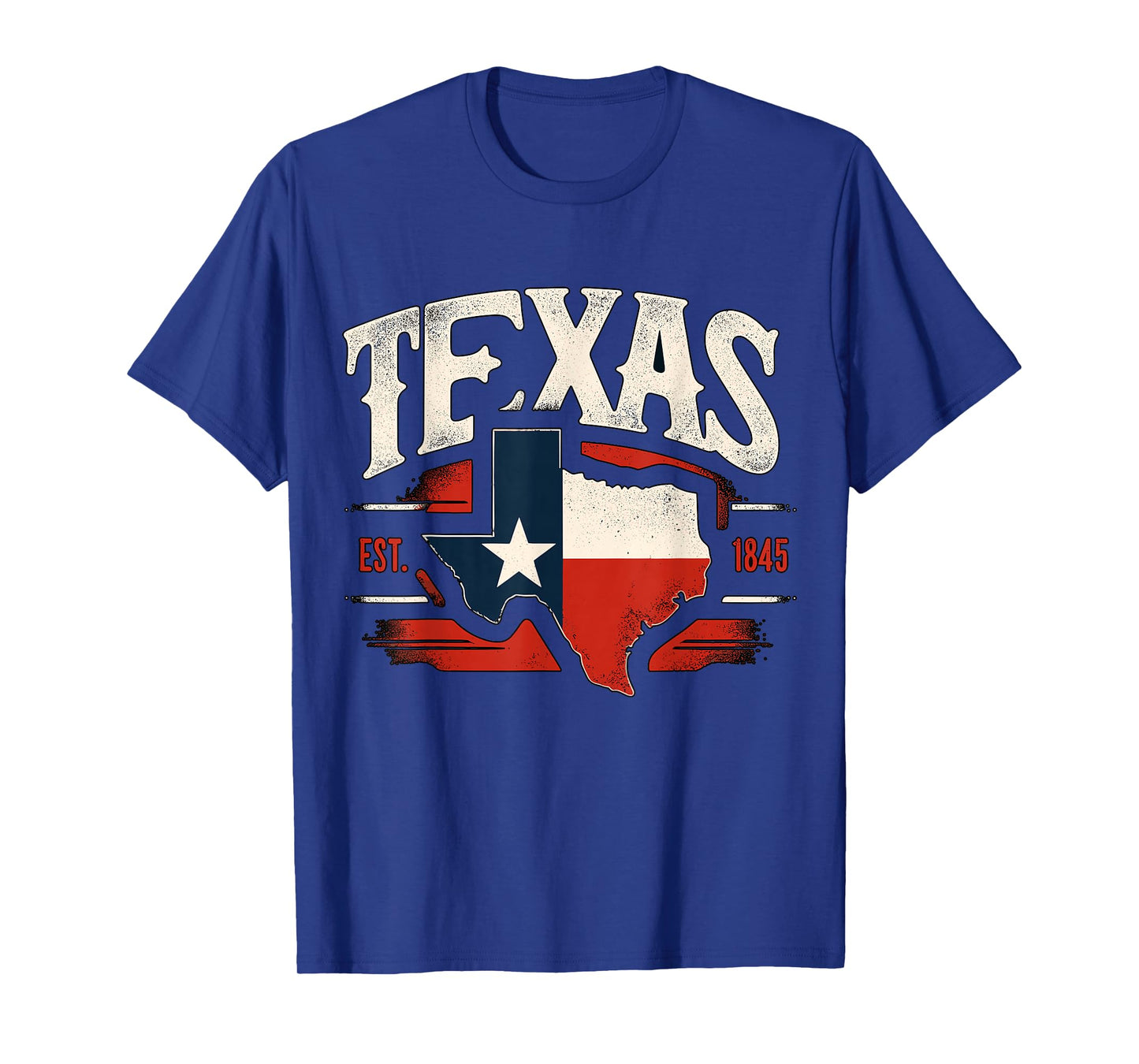 Texas Map Texas Flag T-Shirt