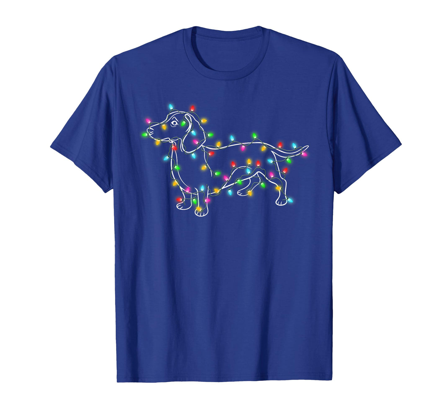 Dachshund Dogs Tree Christmas Sweater Xmas Gifts For Pet Dog T-Shirt