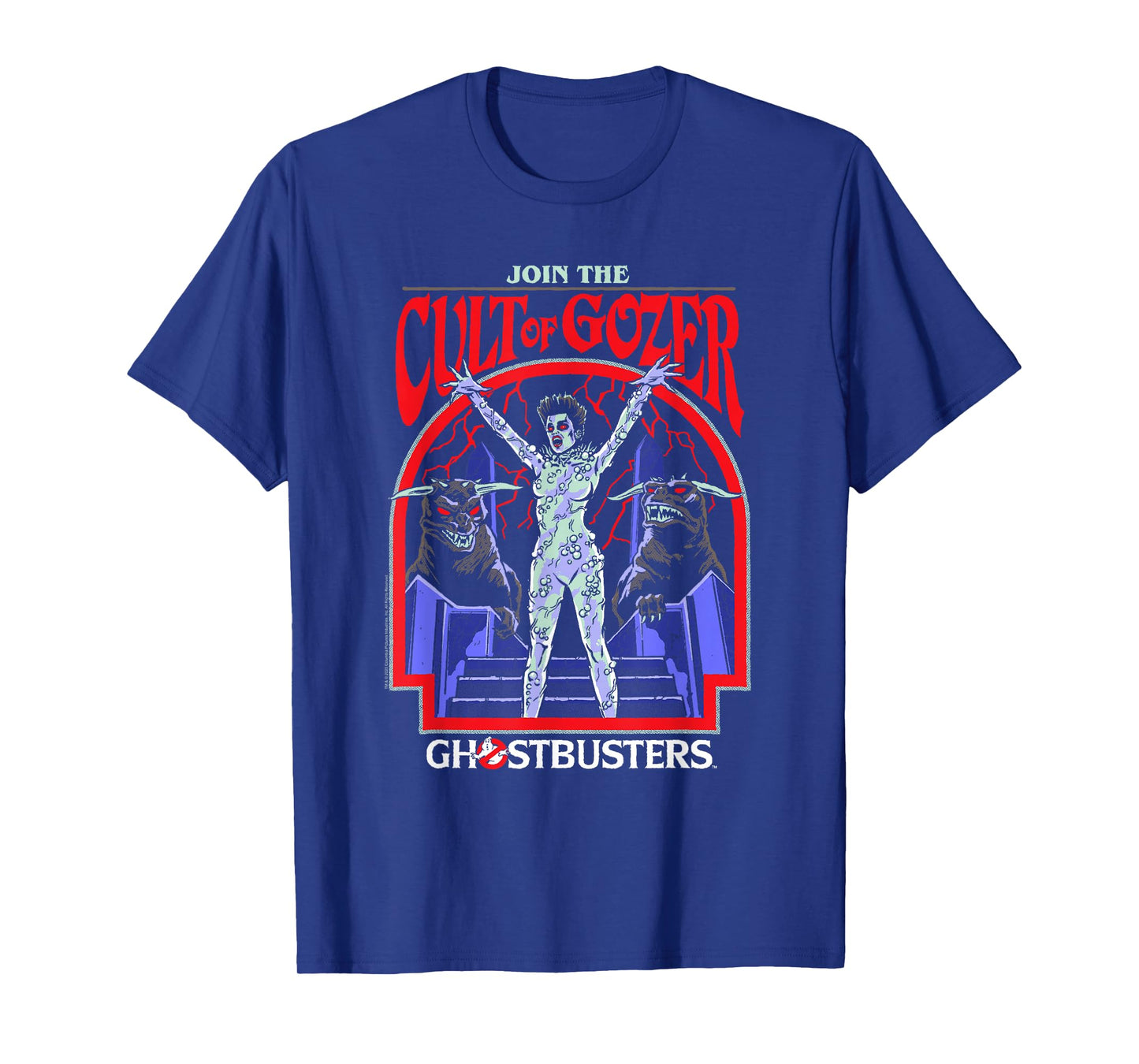 Steven Rhodes x Ghostbusters Join the Cult of Gozer Retro T-Shirt