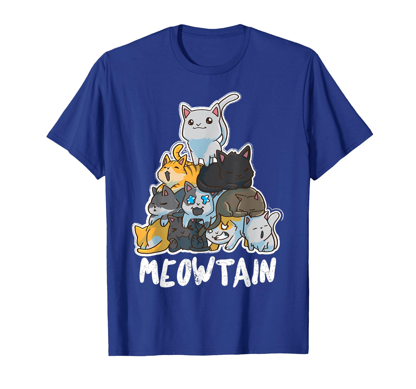 Anime Cats Kawaii Neko Pile Moewtain T-Shirt