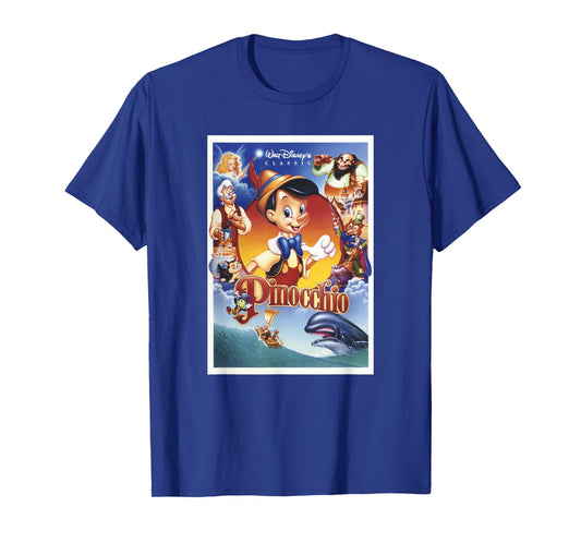 Disney Pinocchio Movie Poster Group Shot T-Shirt