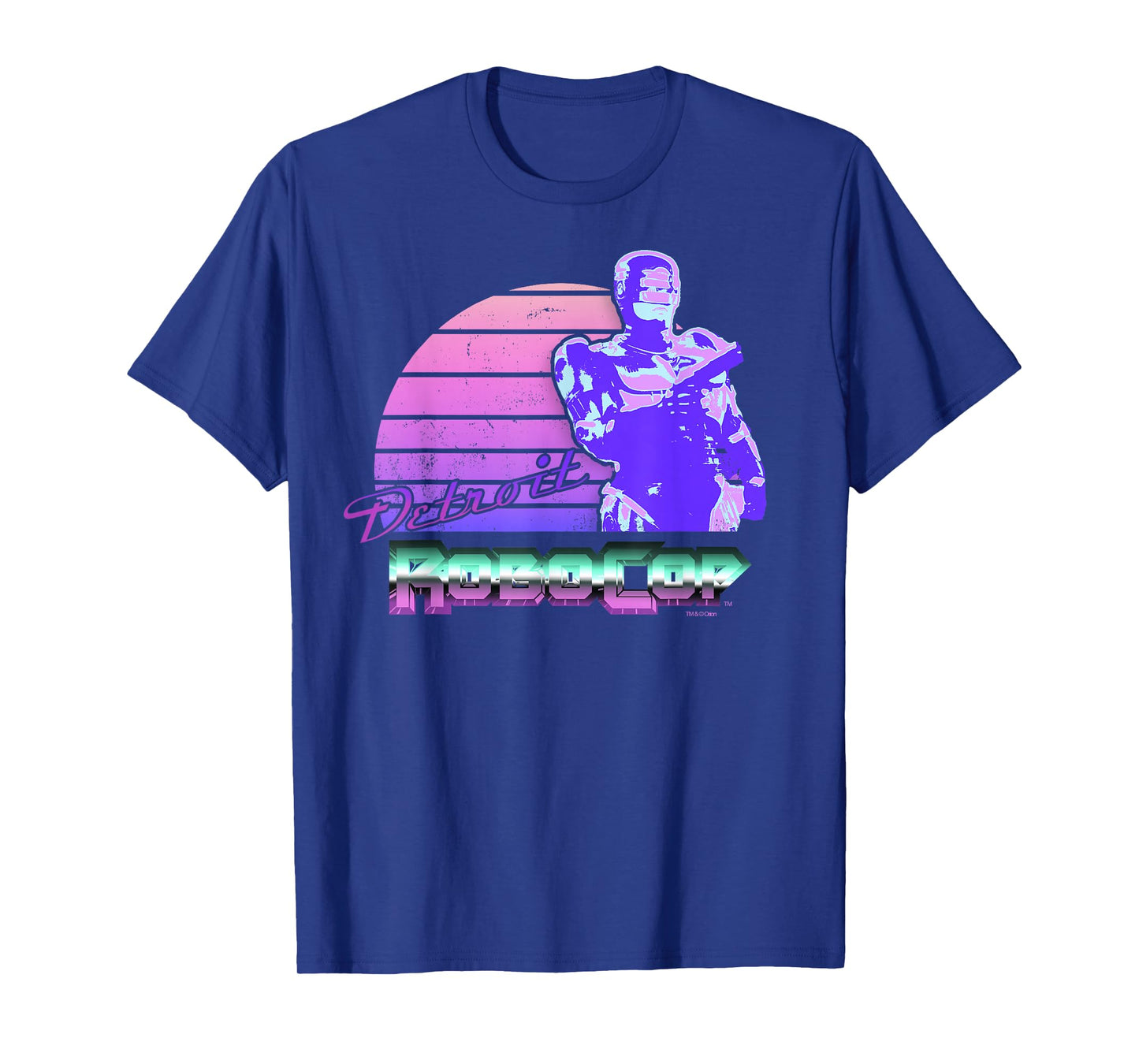 Robocop Detroit Retro-Style Portrait T-Shirt