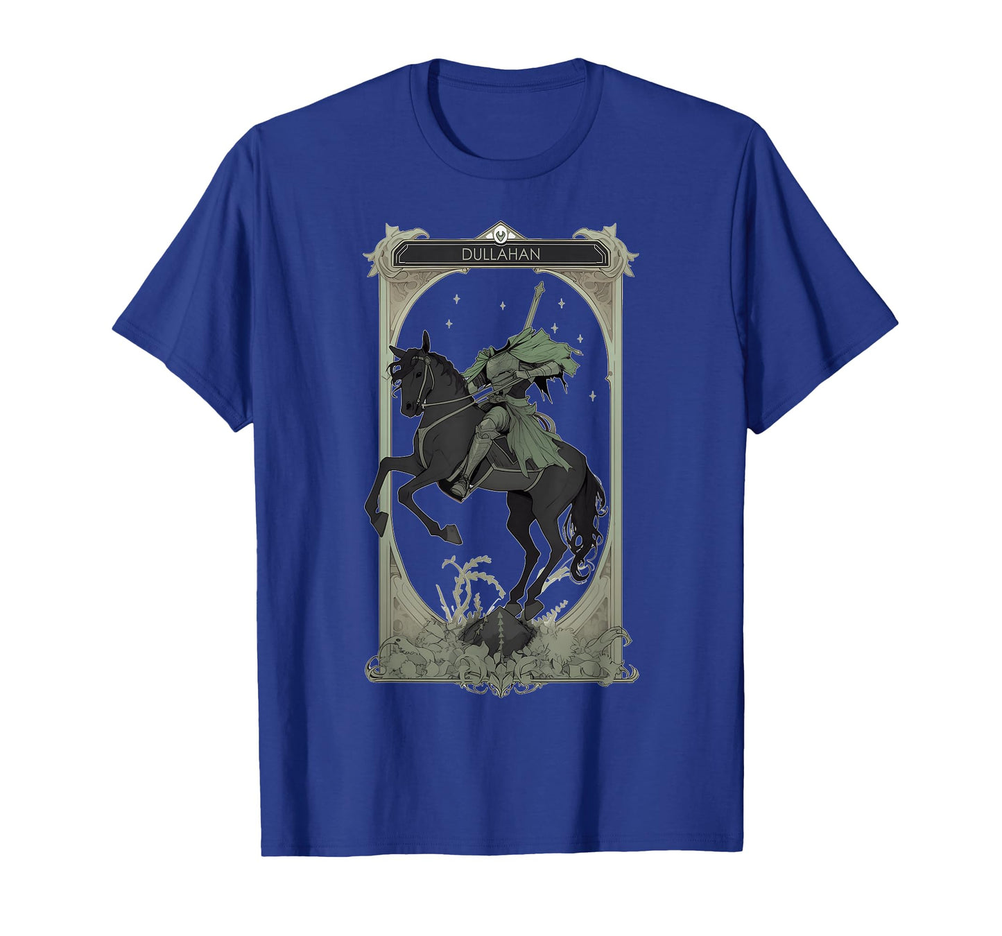 Dullahan Irish Folklore Headless Man On Horse Anime Tarot T-Shirt
