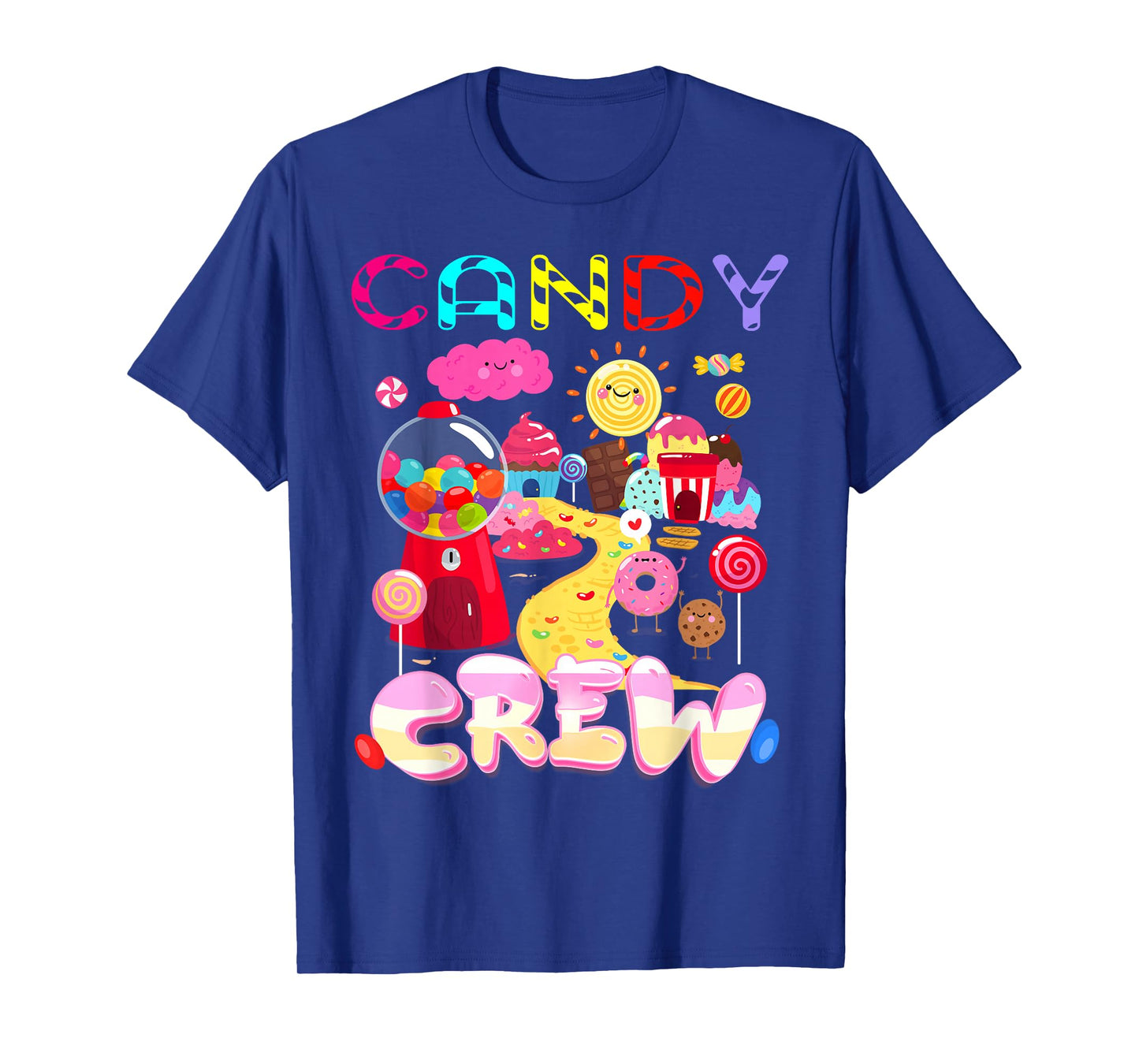 Candy Crew Candy Costume Women Candy Land Kids Sweetie T-Shirt