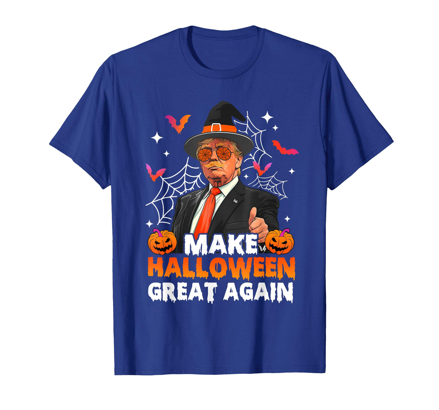 Make Halloween Great Again Funny Trump Spooky Season Witch T-Shirt