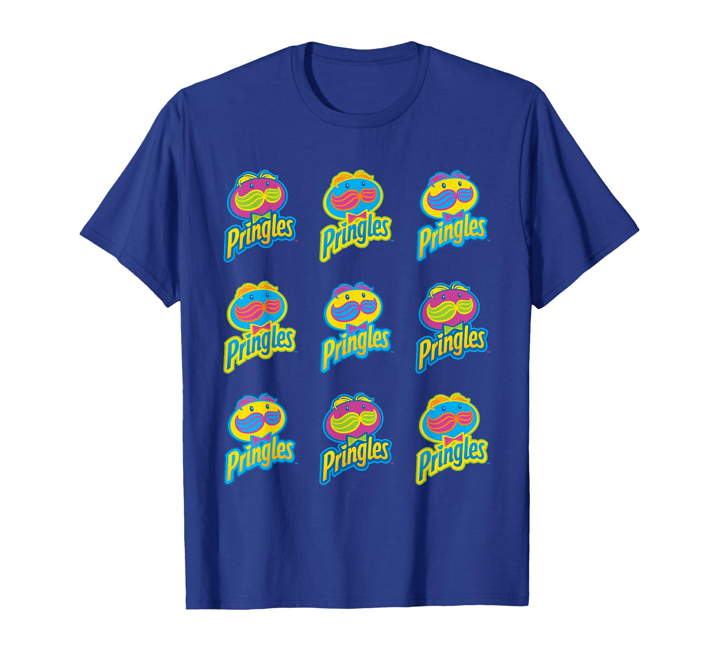 Pringle's Neon Logo Pattern T Shirt T-Shirt