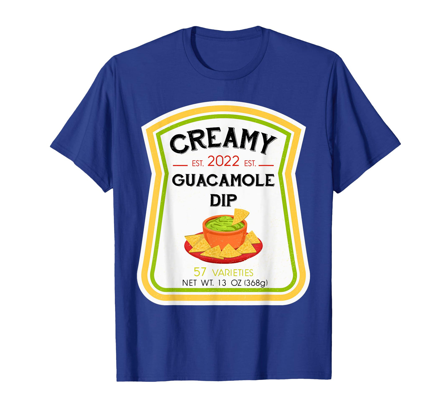 Guacamole Dip Bottle Label Halloween 2022 Couples Costume T-Shirt