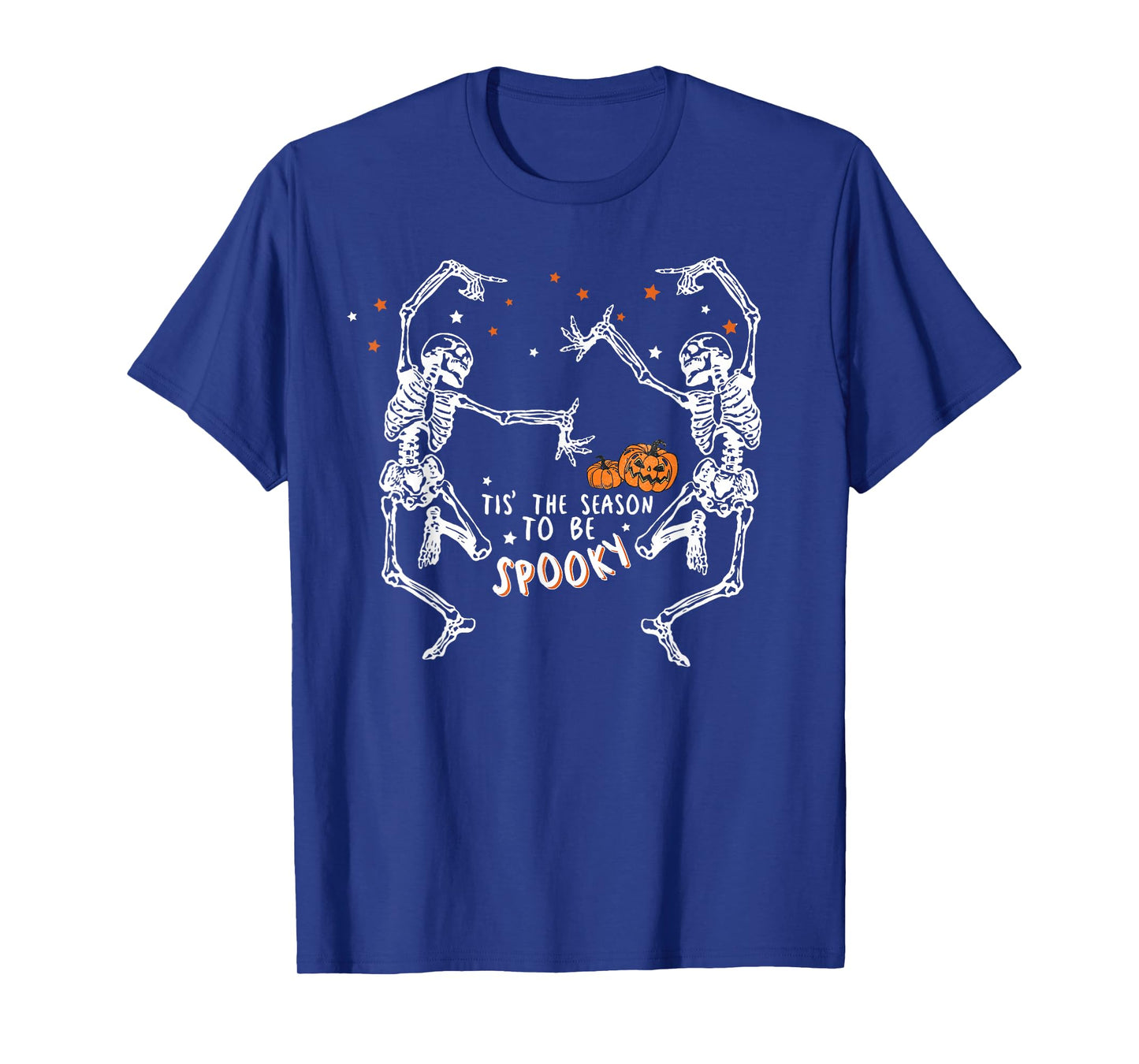 Tis The Season To Be Spooky Fall Halloween Dancing Skeleton T-Shirt