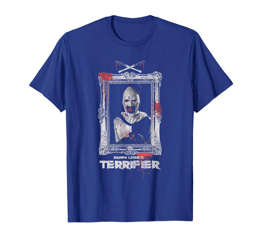 Terrifier Art The Clown Bloody Fancy Frame Horror Movie T-Shirt