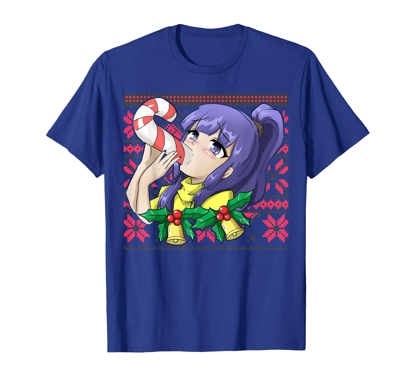 Ugly Christmas Otaku Ahegao Ecchi Etchi Lewd Hentai Kawaii T-Shirt