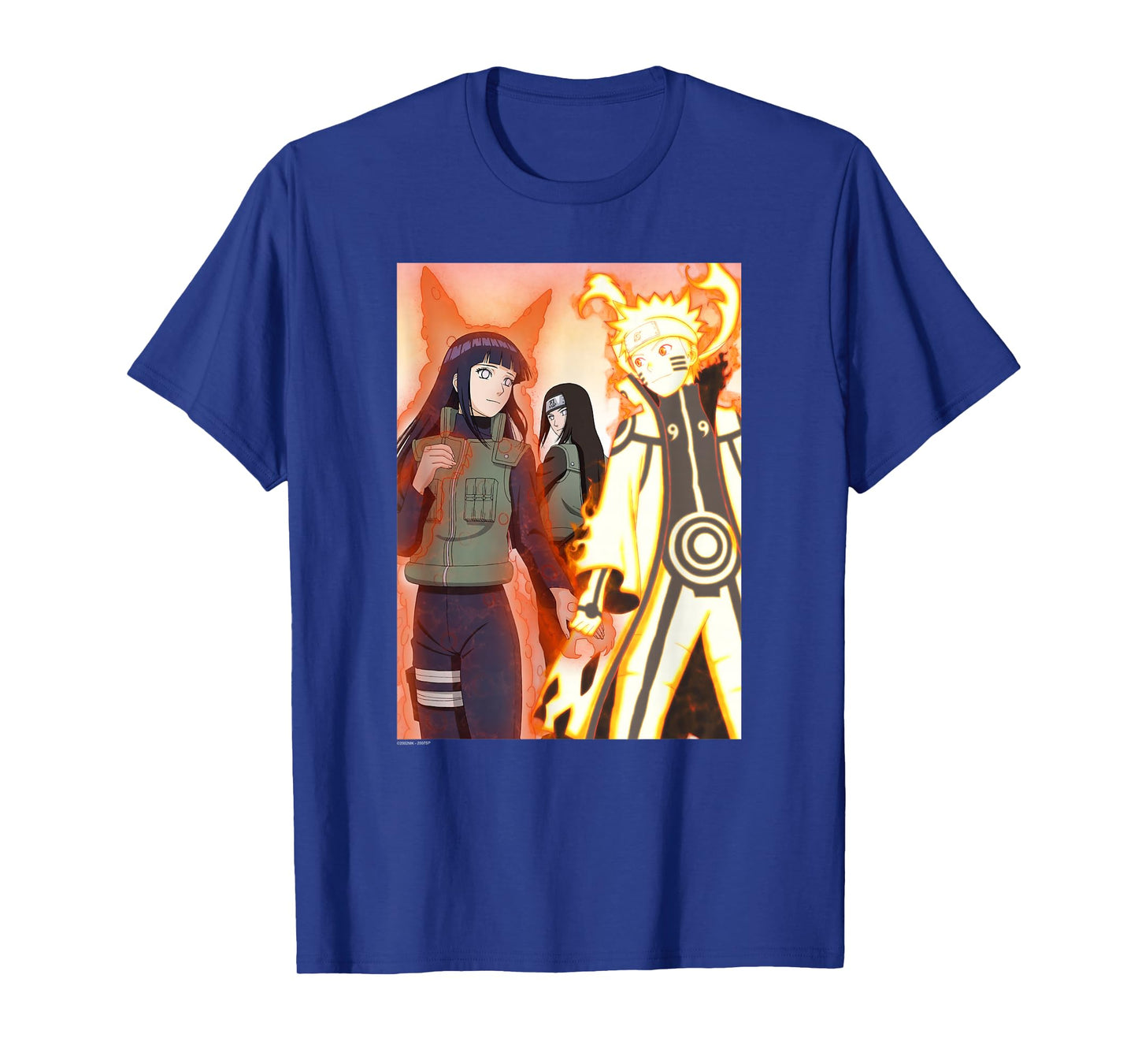 Naruto Shippuden Biju Love Glowing Couple Anime T-Shirt