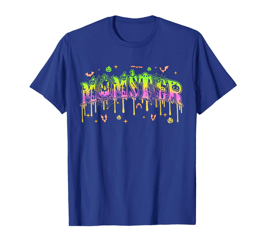Cool Momster Drip Halloween Spooky Vibes T-Shirt