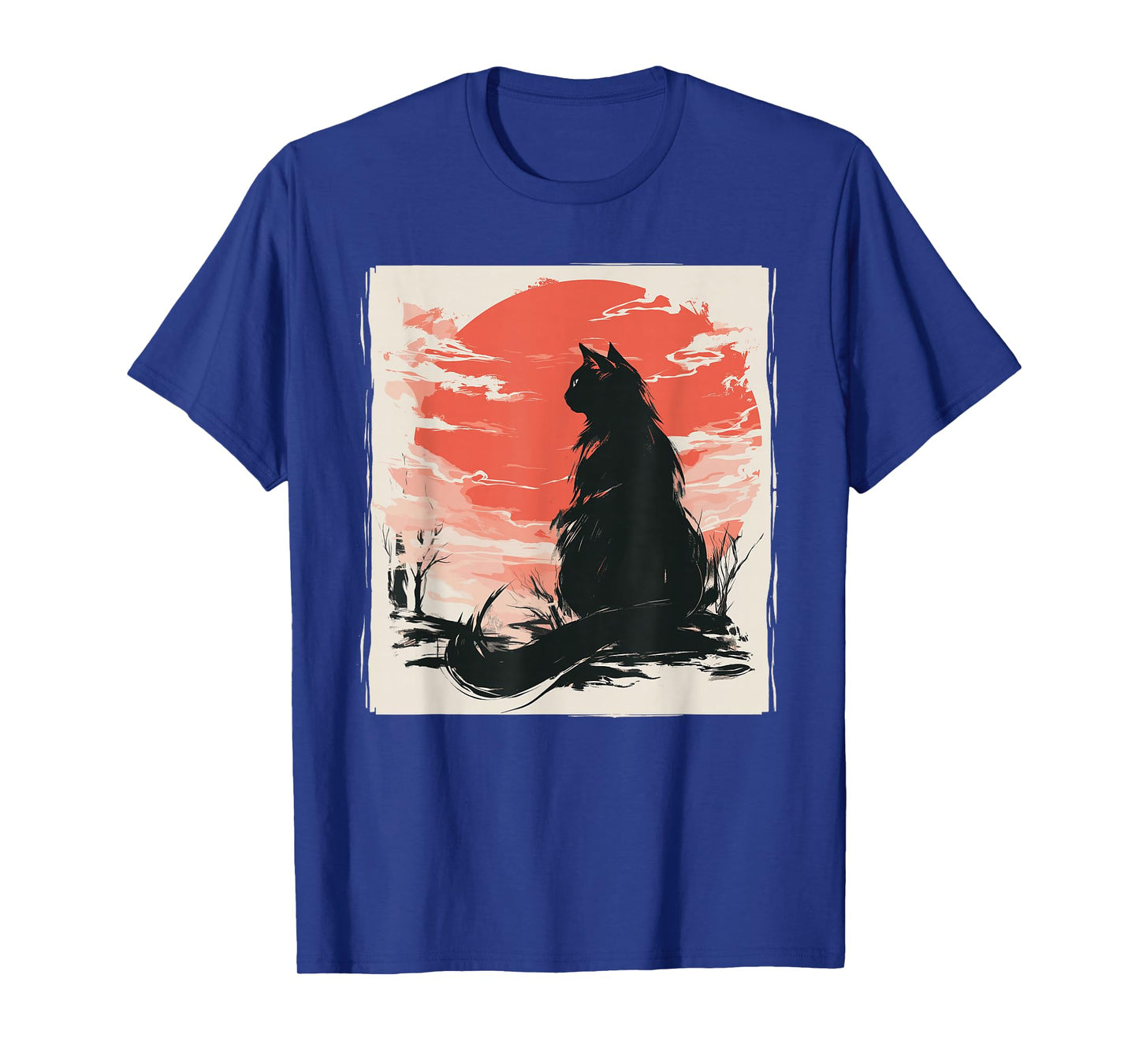 Kawaii Cat Anime Japanese Retro Men Women Kids Funny Cat T-Shirt