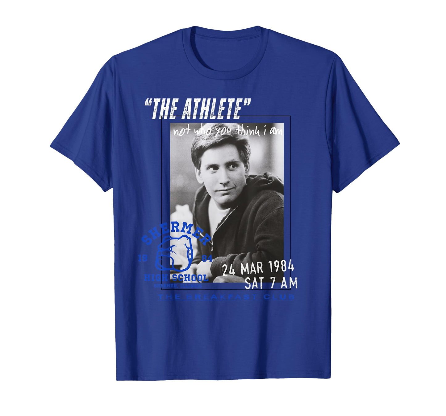 The Breakfast Club Andrew The Athlete Shermer High T-Shirt