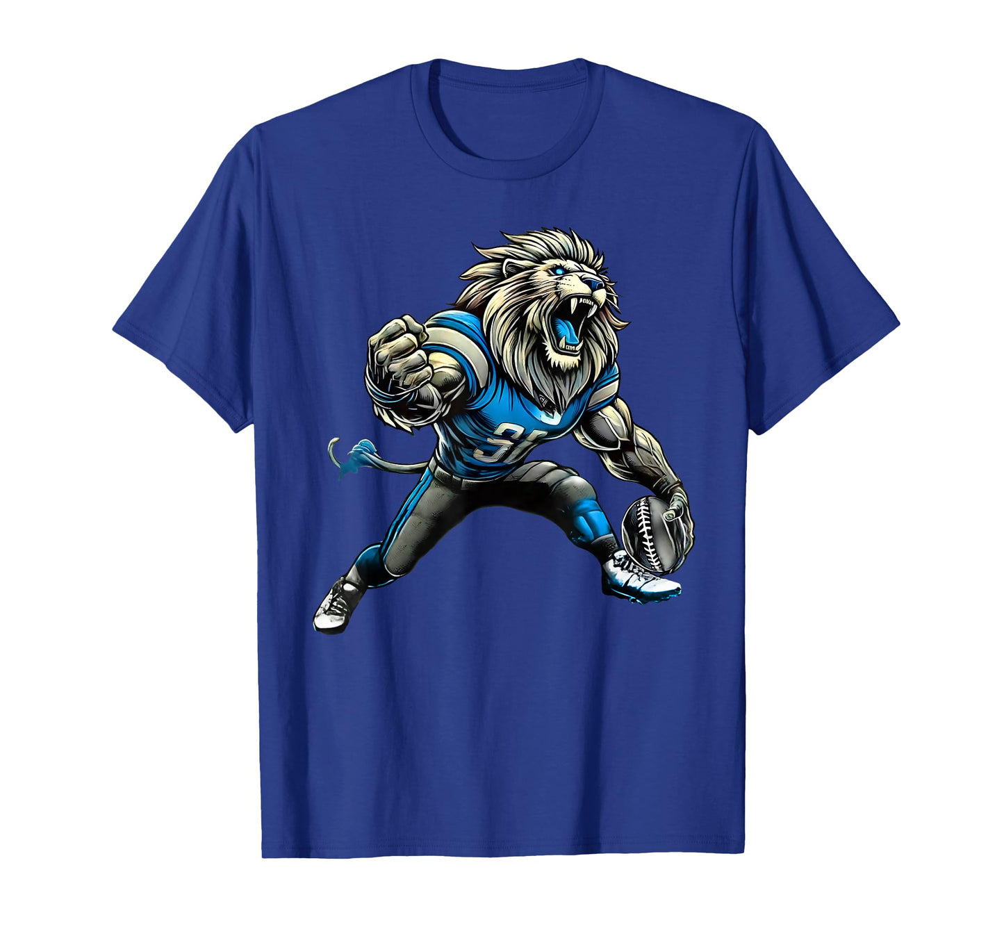 Lion Touchdown American Football Game Day Thanksgiving Cool T-Shirt