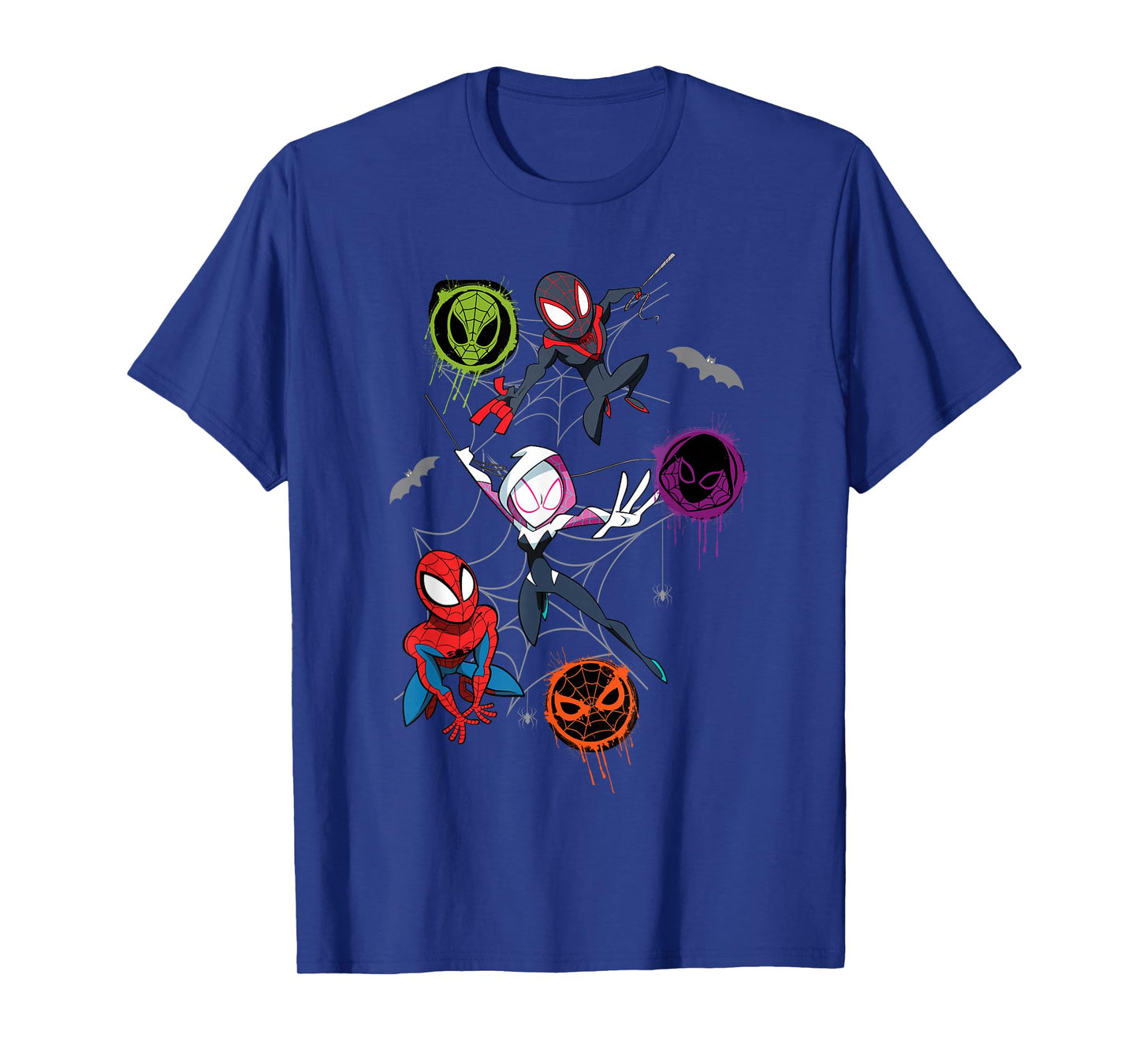 Marvel Spider-Man and Spider-Verse Pals Halloween Adventure T-Shirt