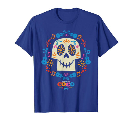 Disney and Pixar's Coco Papel Picado Sugar Skull T-Shirt