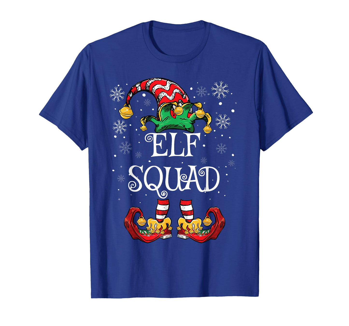 Elf Squad Christmas Family Matching Christmas T-Shirt