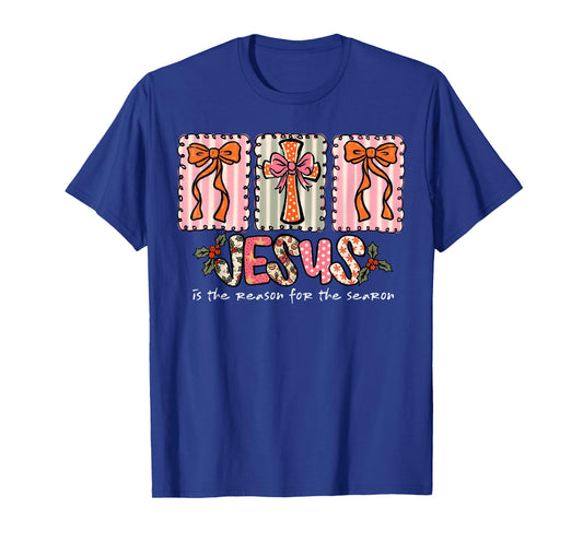 Christmas Jesus Reason Season Xmas Christian Men Women Kids T-Shirt
