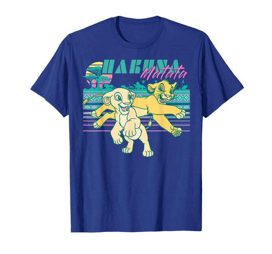 Disney Lion King Retro Simba & Nala 90s Hakuna Matata T-Shirt