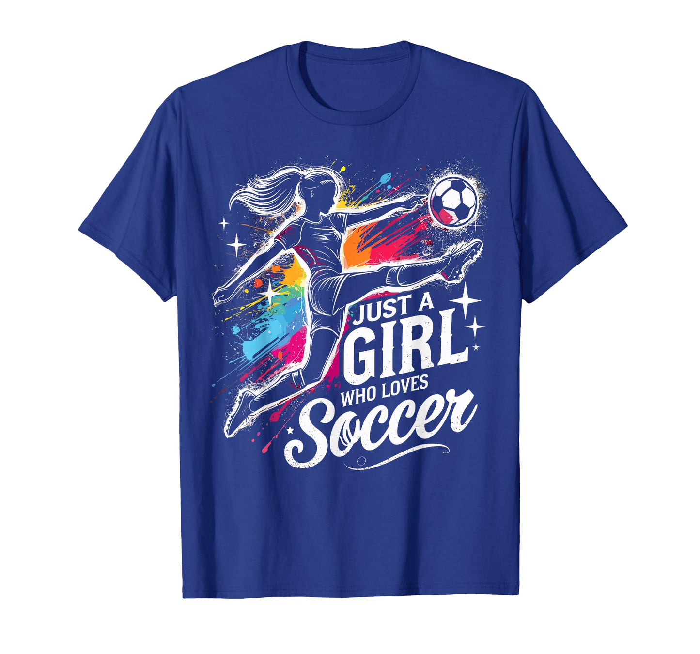 Football Lovers Just a Girl Who Loves Football T-Shirt