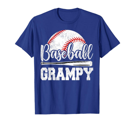 Baseball Grampy Baseball Player Game Day Father's Day T-Shirt