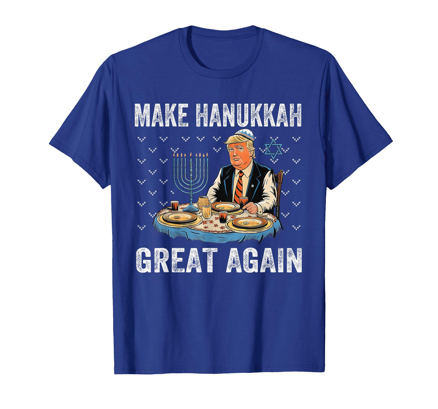 Make Hanukkah Great Again Trump Jewish Ugly Chanukah T-Shirt