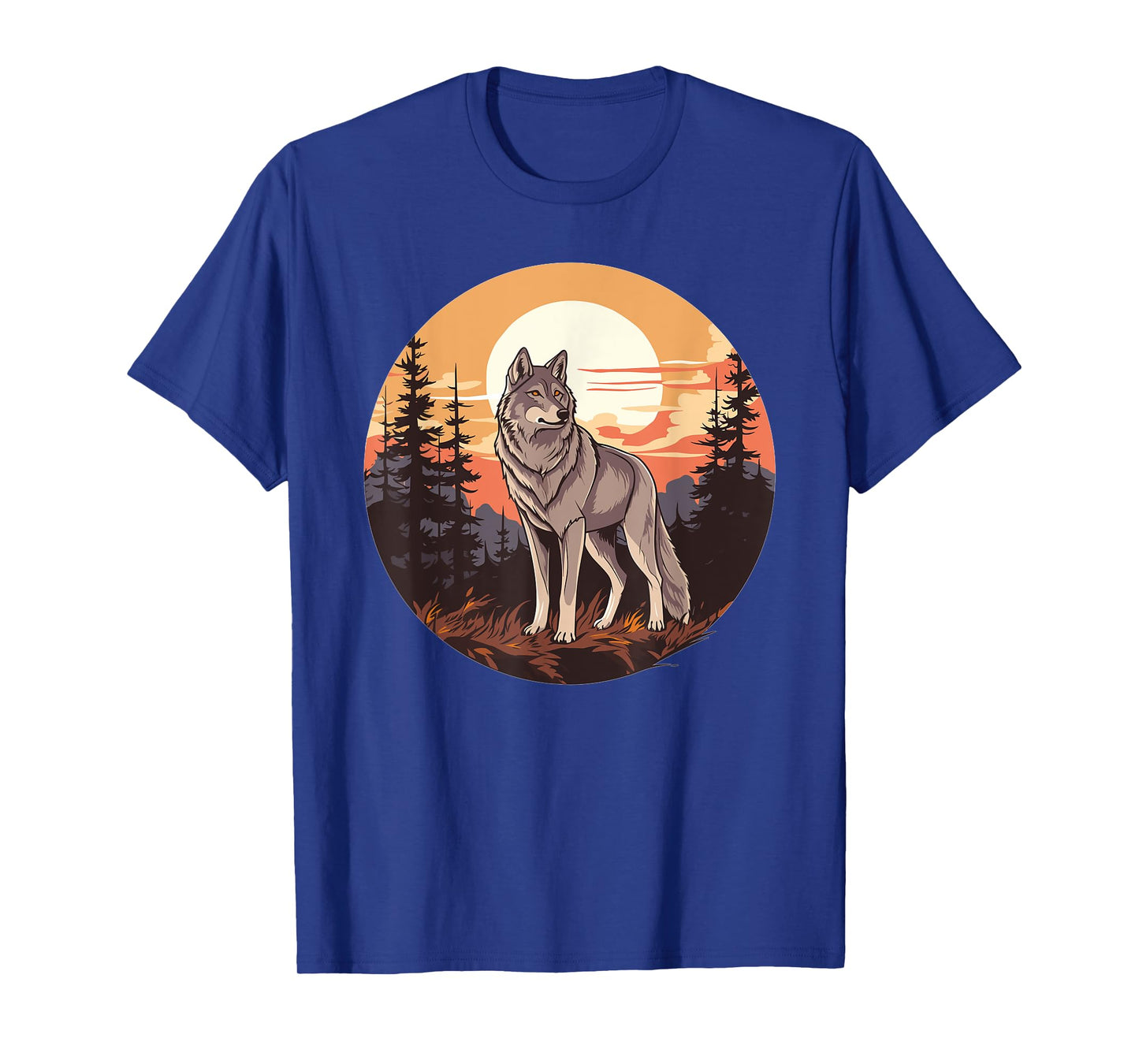 Wolf In The Forest I Kids Wolf T-Shirt