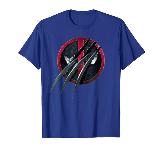 Marvel Studios Deadpool & Wolverine Slashed Icon with Claws T-Shirt