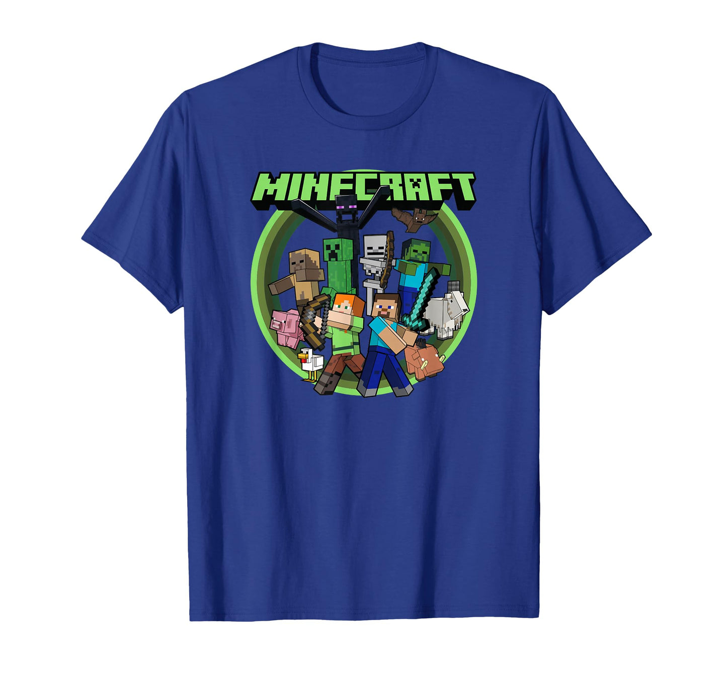 Minecraft Group Circle Logo Poster T-Shirt