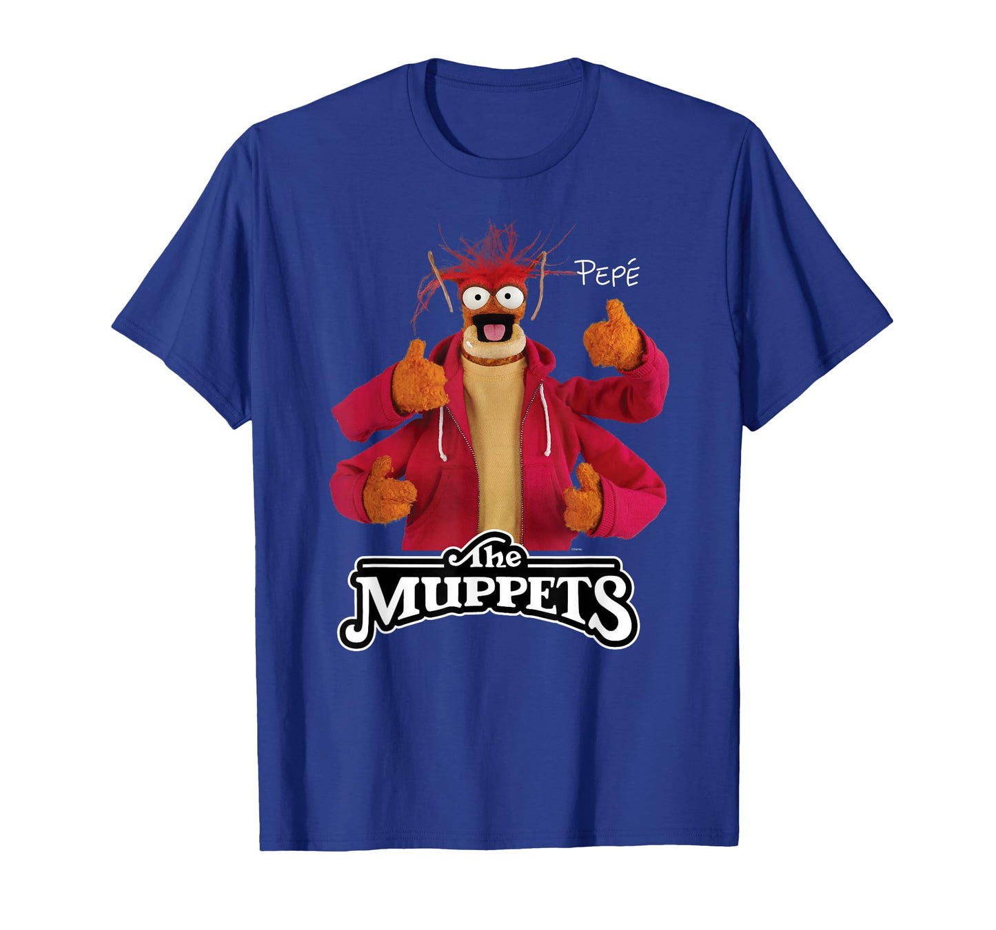 Disney The Muppets Pepé The King Prawn Four Thumbs Up Okay T-Shirt