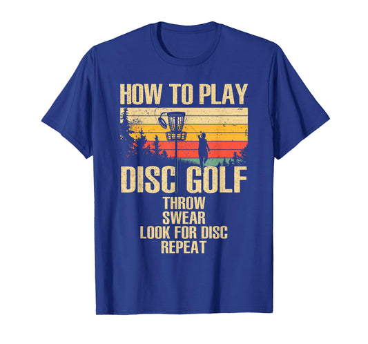 Funny Disc Golf Design For Men Women Disc Golf Player Lover T-Shirt