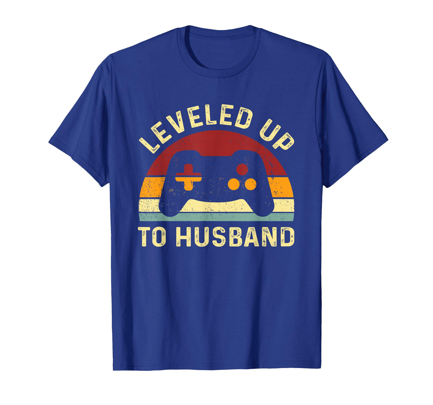 Leveled Up To Husband - Newlywed Groom - Just Married Couple T-Shirt