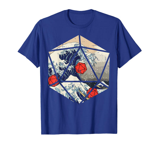RPG Japanese Great Wave Gamer Men Boys Kids T-Shirt