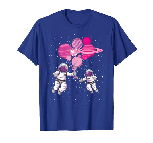 Space Exploration Cosmonaut Space-Man Alien Spaceship T-Shirt