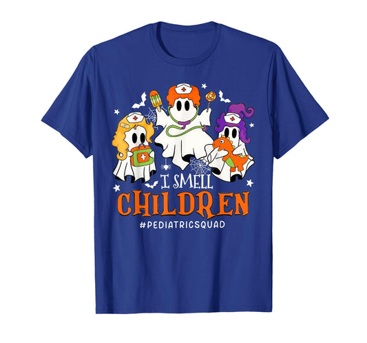 I Smell Children Funny Witch Halloween Pediatrics Nurse T-Shirt