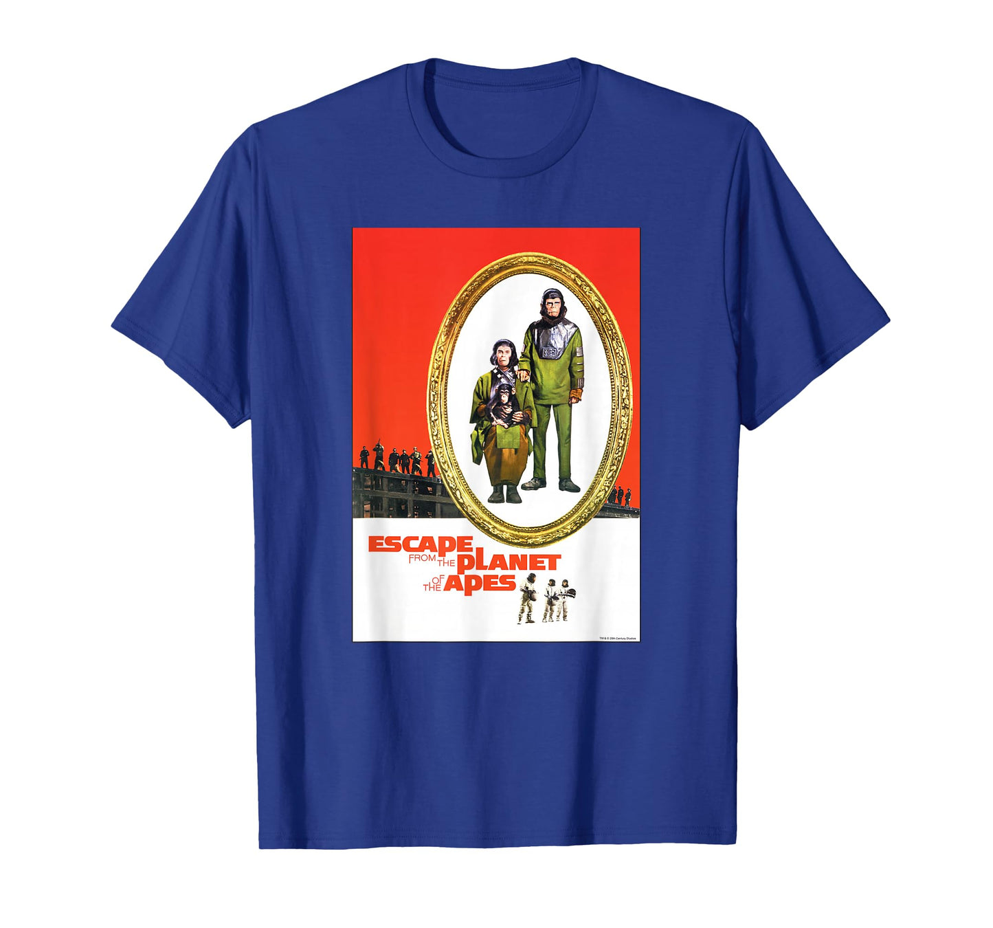 Escape from the Planet of the Apes 1971 Family Movie Poster T-Shirt