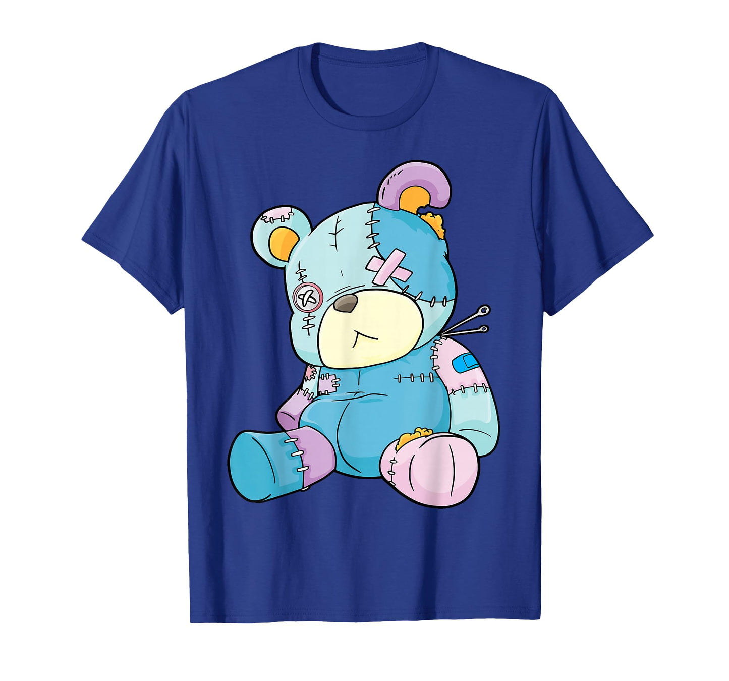 Pastel Gothic Teddy Bear Nu Goth Menhera Kawaii Anime T-Shirt