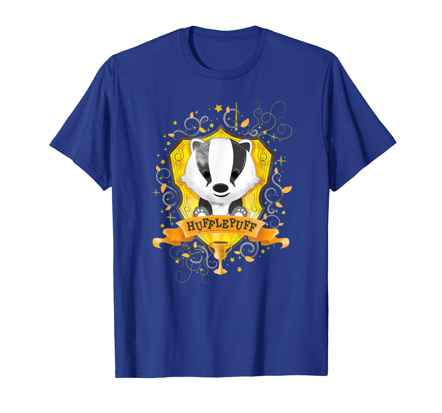Harry Potter Watercolor Hufflepuff Crest T-Shirt