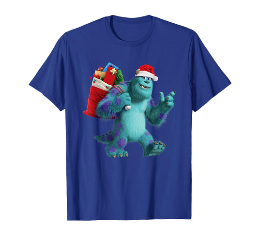 Disney PIXAR Monsters University Santa Sulley Holiday T-Shirt