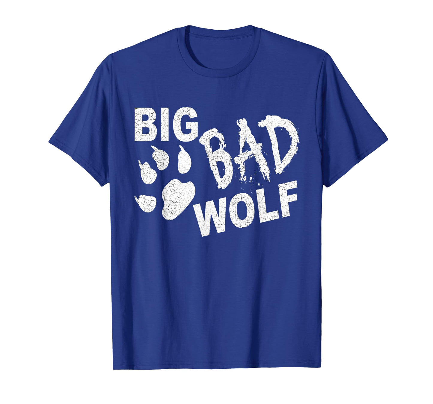 Big Bad Wolf Paw Distressed White Funny Novelty T Shirt T-Shirt