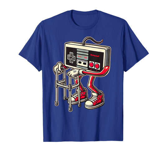 Funny Old Video Game Art Gaming Graphic Tee For Men Boys T-Shirt