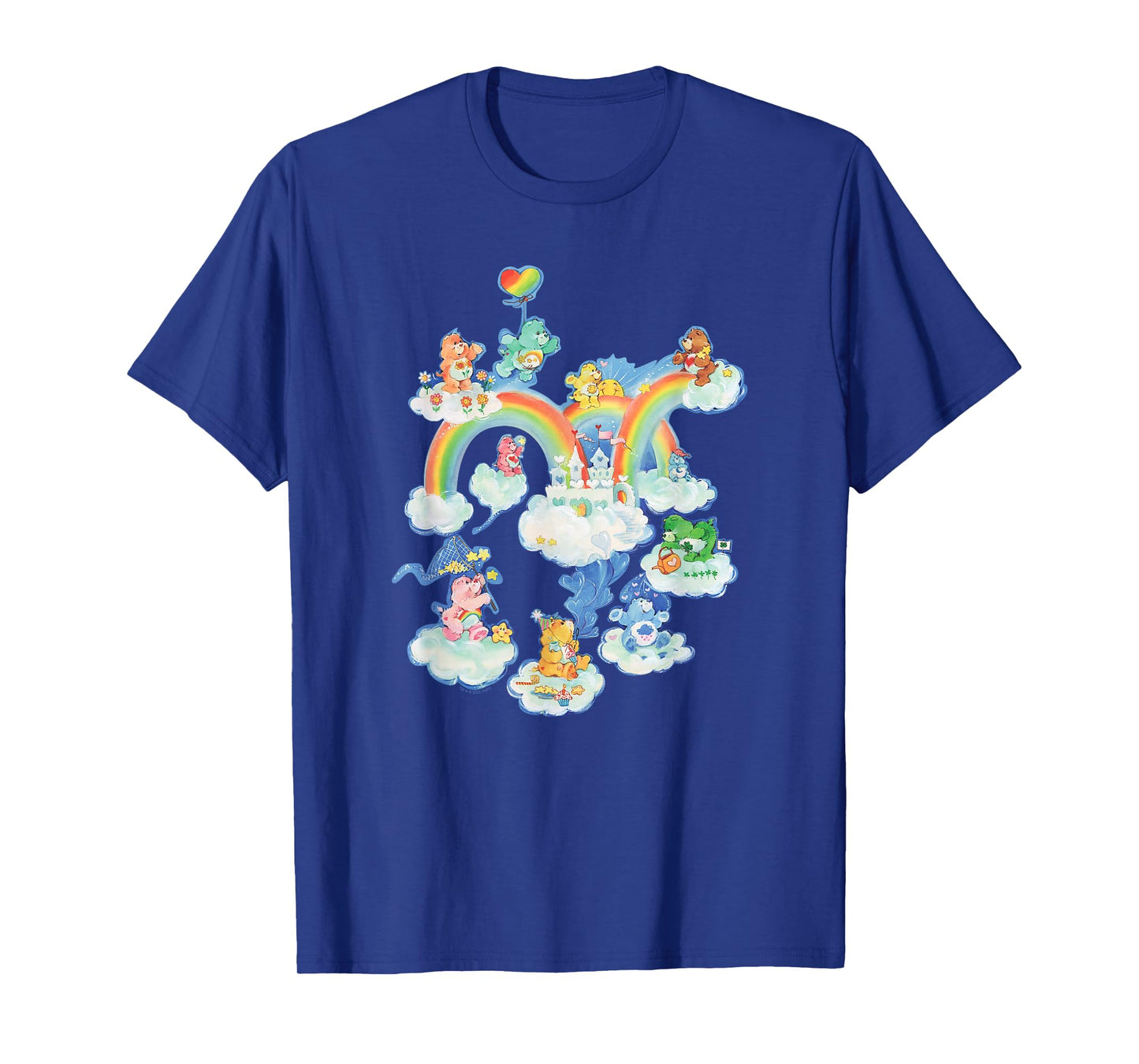 Care Bears Kingdom of Caring Vintage Rainbow City Group Shot T-Shirt