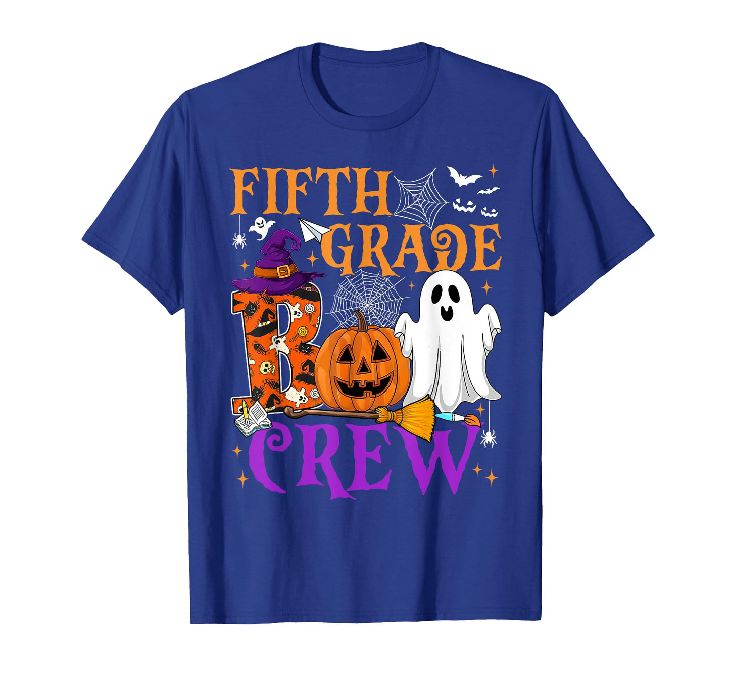 5th Grade Boo Crew Teacher Student Funny Halloween Costume T-Shirt
