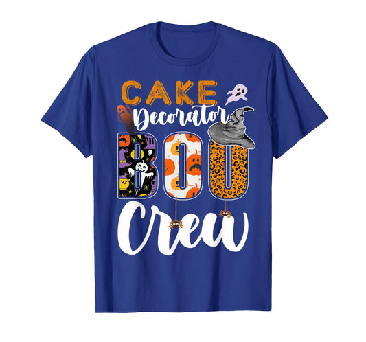 Cake Decorator Boo Crew Halloween Match Pastry Chef T-Shirt