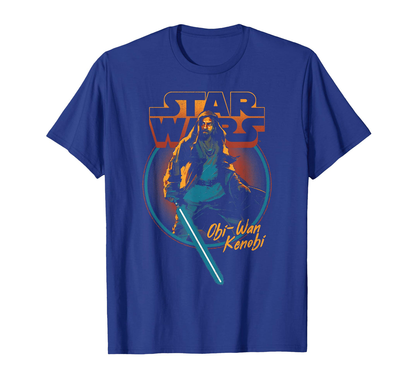 Star Wars Obi-Wan Kenobi Vintage Circle Portrait T-Shirt