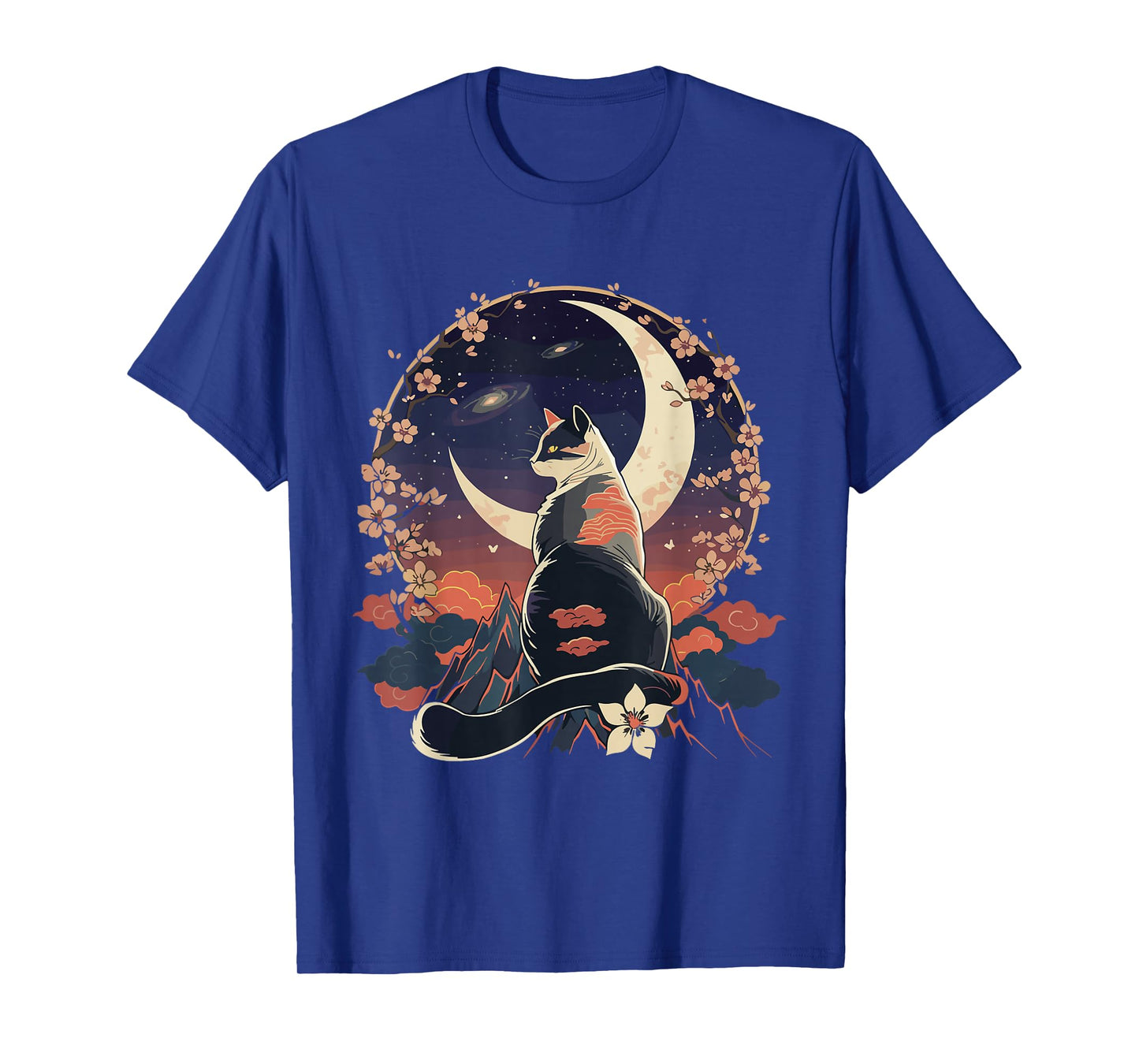 Kawaii Cat Japanese Anime T Shirts Men Women Kids T-Shirt